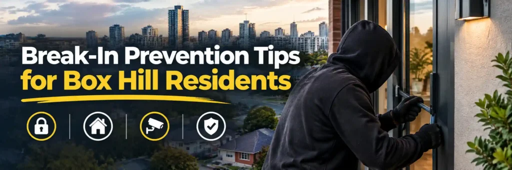 Break-in prevention tips for Box Hill residents with home security measures